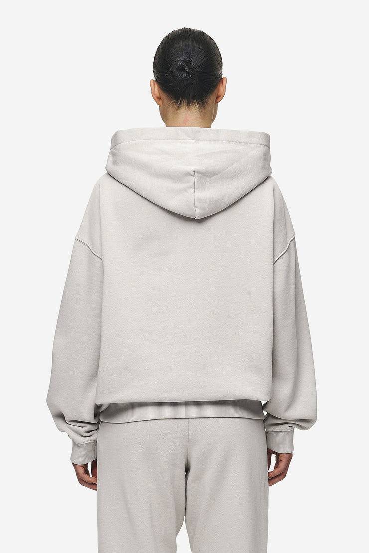 Pegador Clarita Logo Oversized Hoodie Washed Moon Grey Black Gum Vatertagsangebot