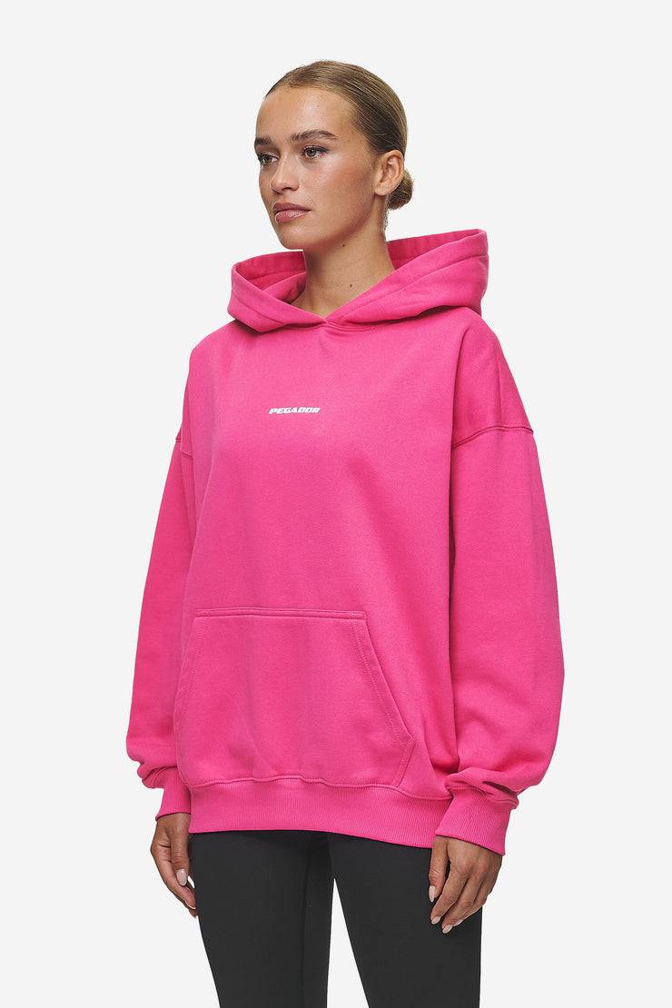Pegador Clarita Logo Oversized Hoodie Washed Digital Pink White Gum Valentinstagsangebot