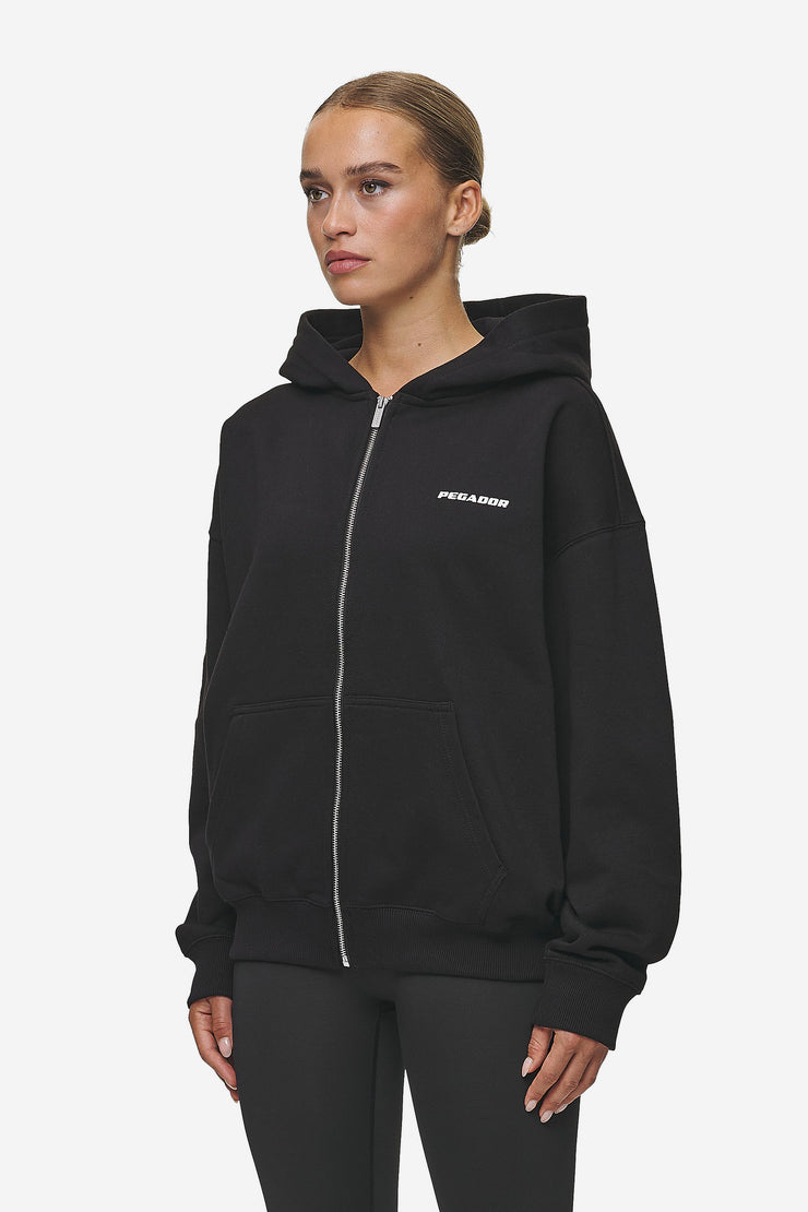 Pegador Clarita Oversized Sweat Jacket Black White Gum Top Angebot