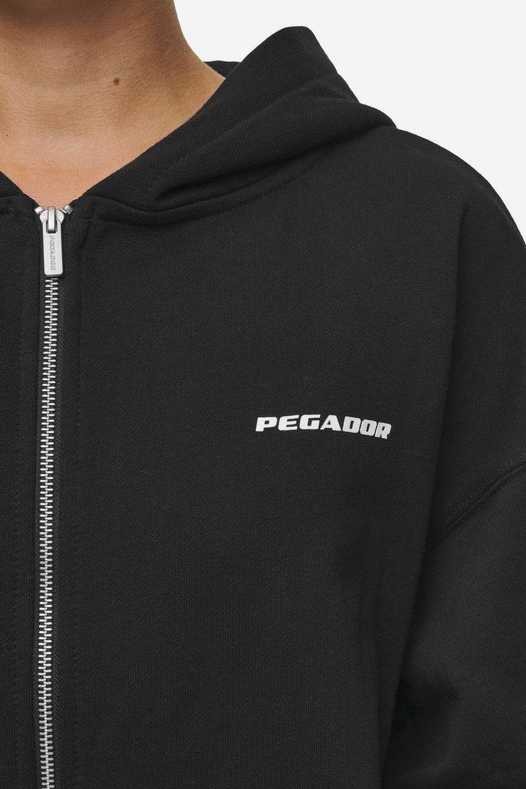 Pegador Clarita Oversized Sweat Jacket Black White Gum Top Angebot