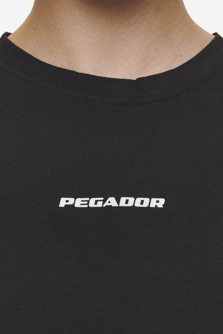 Pegador Ines Cropped Baby Tee Black White Gum Neueste Mode