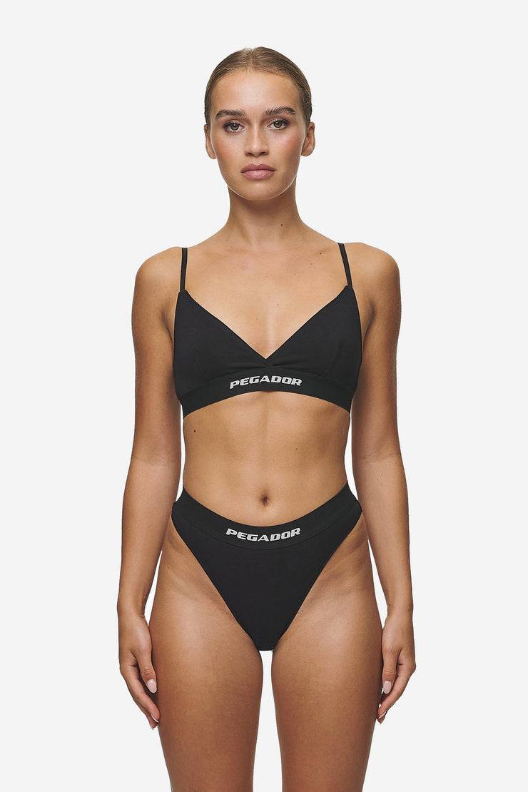 Pegador Senya Triangle Bralette Black White Blitzangebot