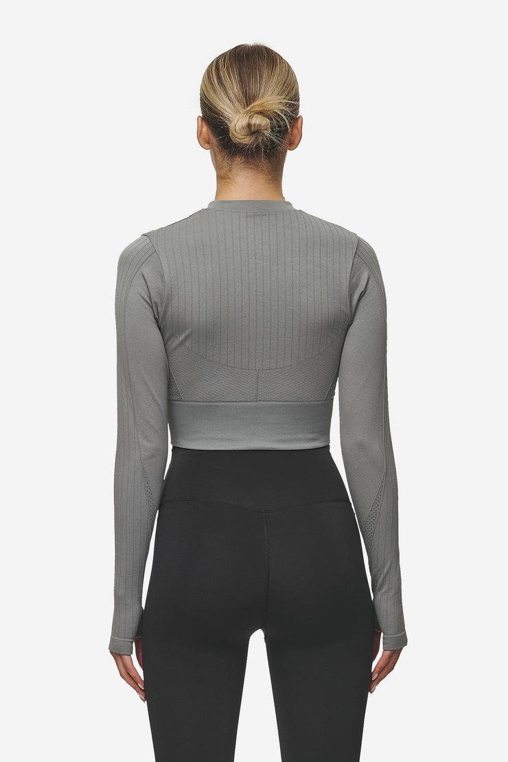 Pegador Telly Rib Longsleeve Washed Deep Grey VIP-Rabatte