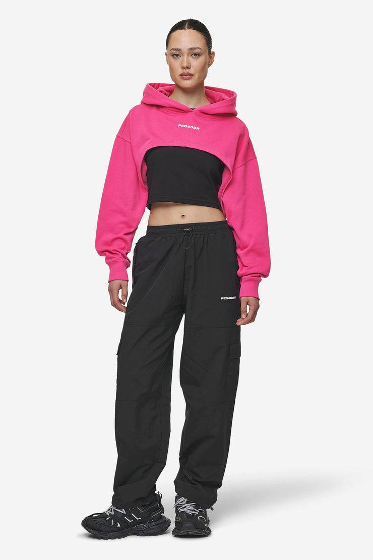 Pegador Mina Super Cropped Hoodie Washed Digital Pink Bis zu 65% Rabatt
