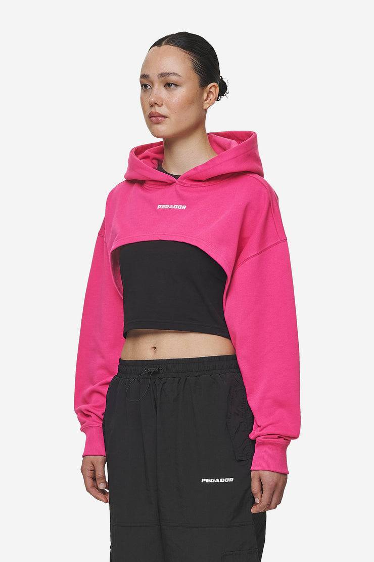 Pegador Mina Super Cropped Hoodie Washed Digital Pink Bis zu 65% Rabatt