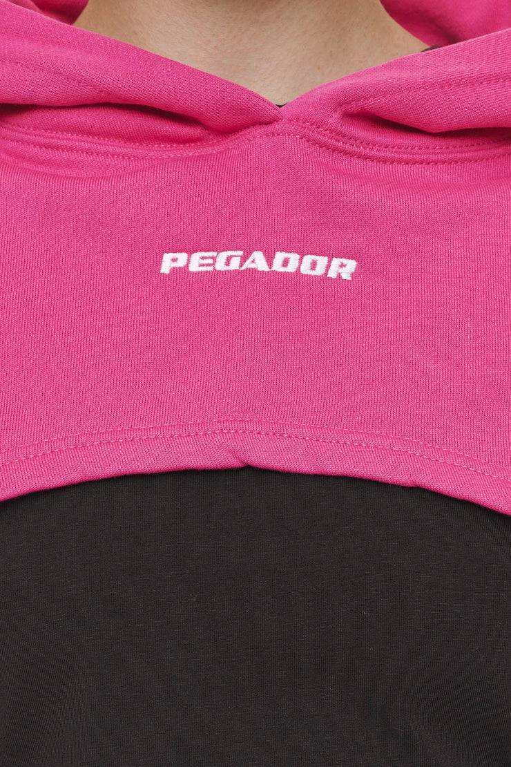 Pegador Mina Super Cropped Hoodie Washed Digital Pink Bis zu 65% Rabatt