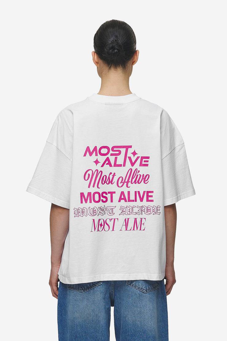 Pegador Mei Heavy Oversized Tee White Sonderangebot der Fabrik