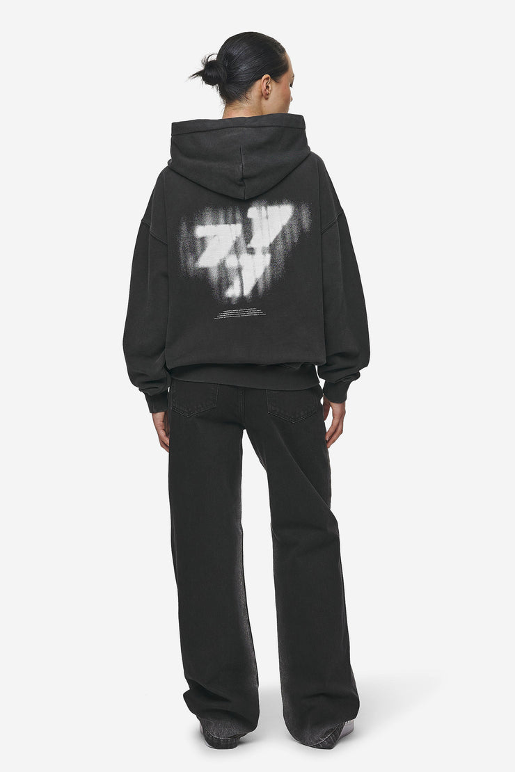 Pegador Suta Oversized Hoodie Vintage Black Vierteljährliche Förderung