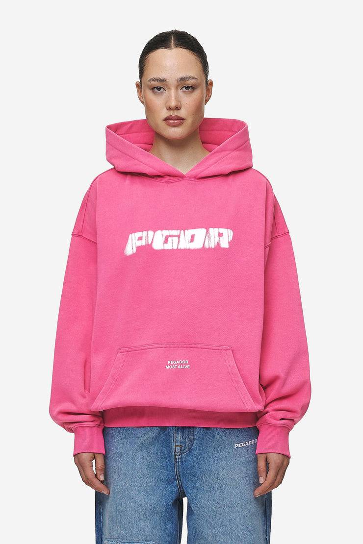 Pegador Suta Oversized Hoodie Vintage Digital Pink Bis zu 55% Rabatt