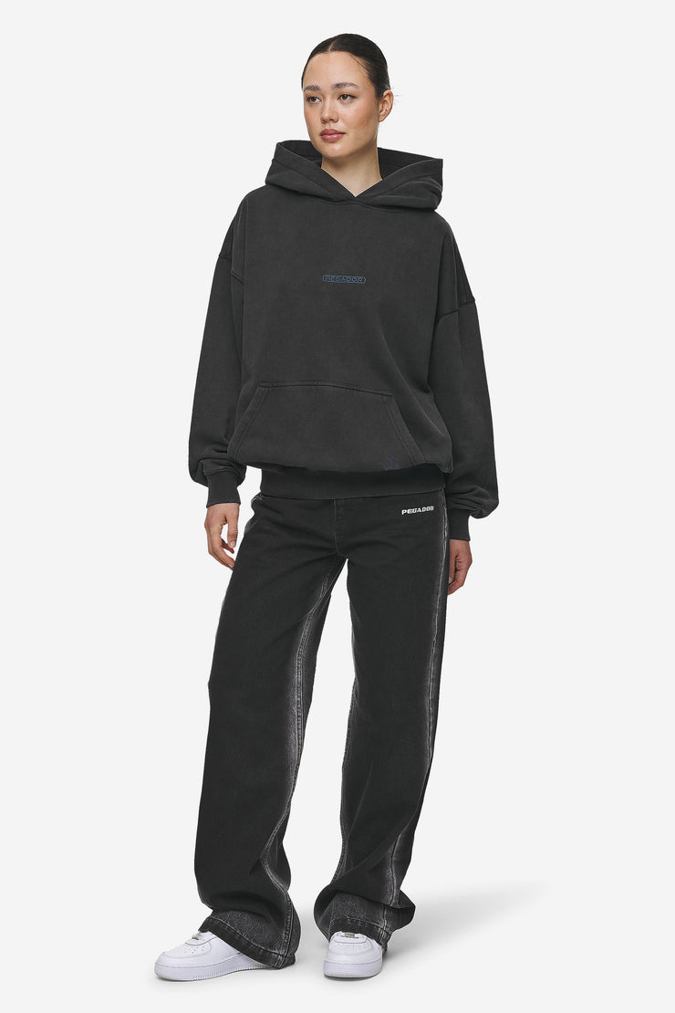 Pegador Thea Oversized Hoodie Vintage Black Discount Store für neue Produkte
