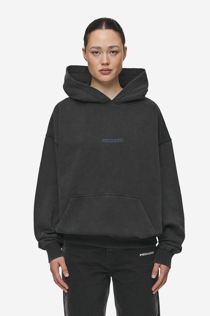 Pegador Thea Oversized Hoodie Vintage Black Discount Store für neue Produkte