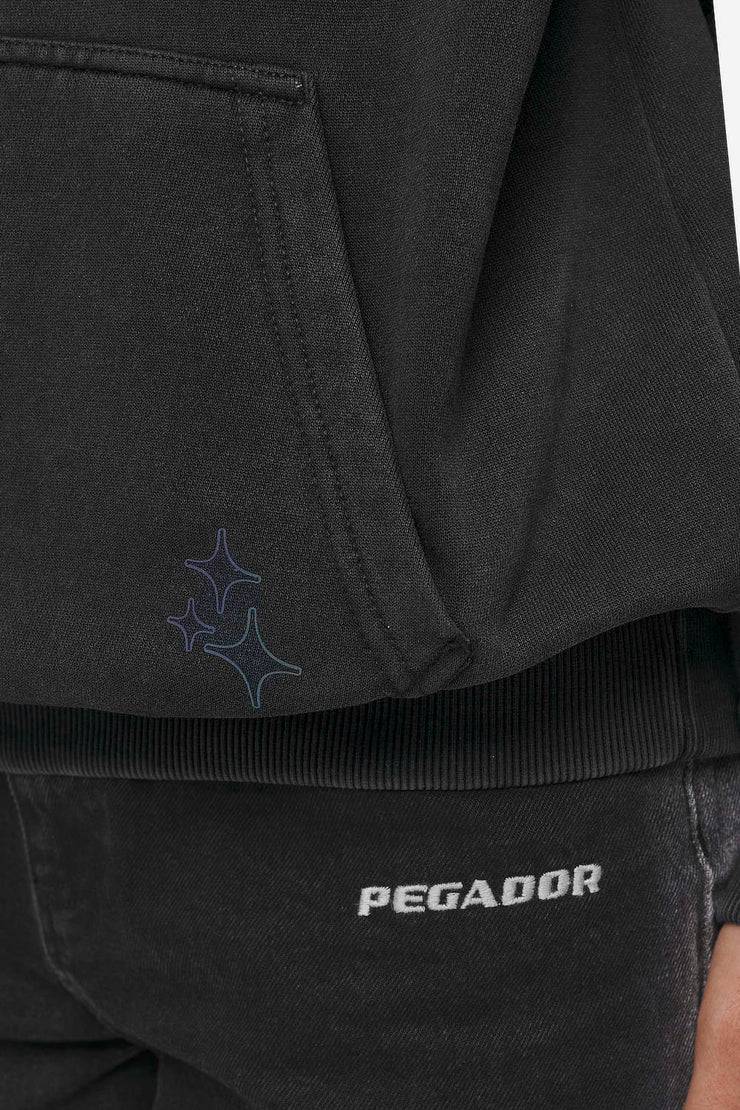 Pegador Thea Oversized Hoodie Vintage Black Discount Store für neue Produkte
