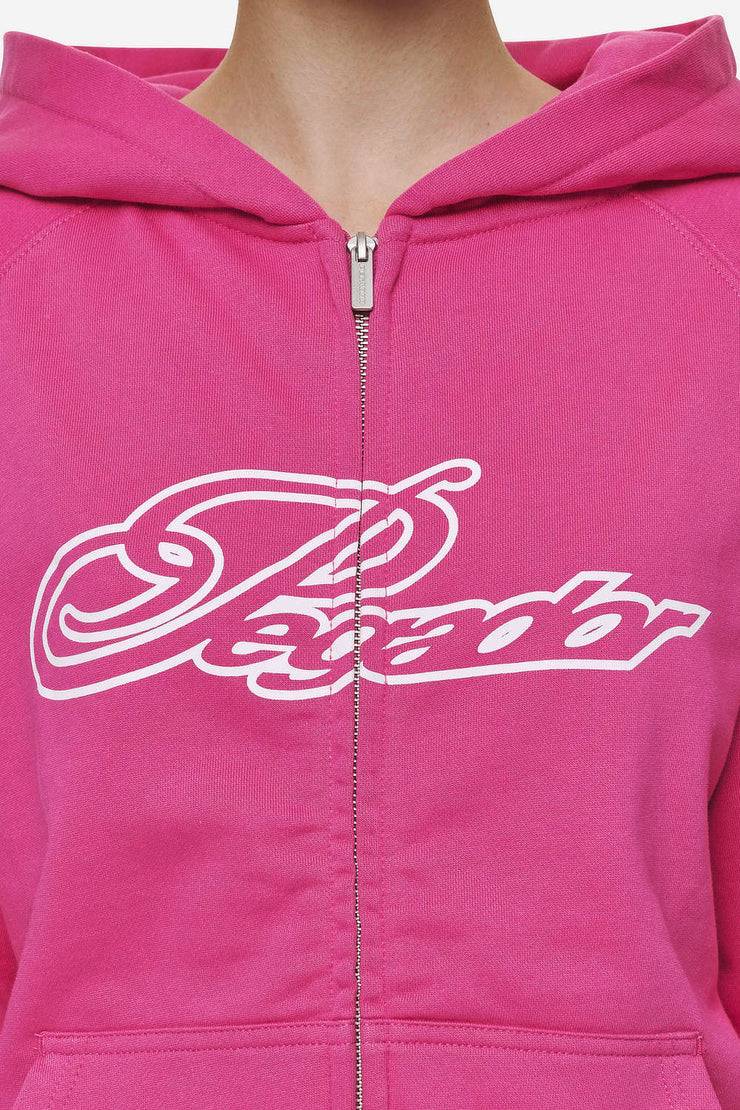 Pegador Anna Oversized Sweat Jacket Washed Digital Pink 50% Rabatt mit kostenlosem Versand