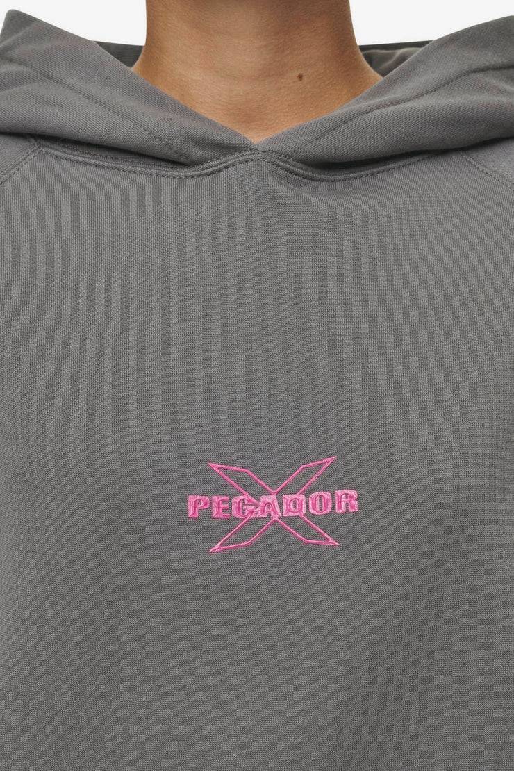 Pegador Belly Oversized Hoodie Washed Deep Grey Kostenloser Versand international