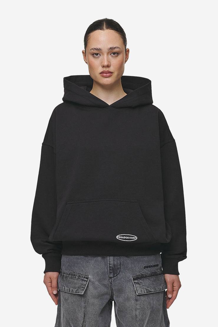 Pegador Sora Oversized Hoodie Washed Black Begrenzt auf 3 Tage