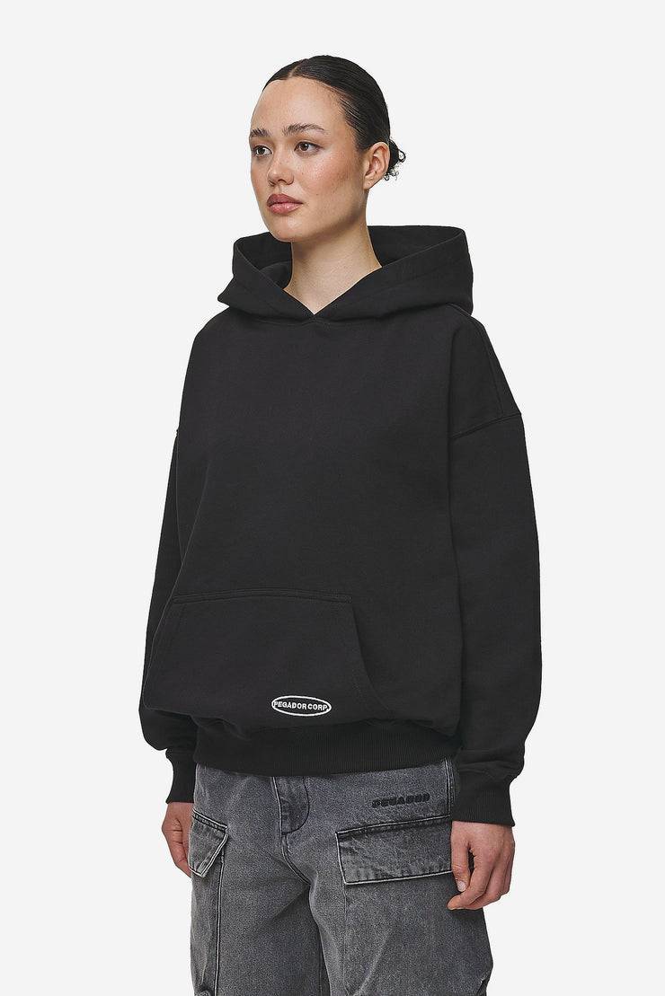 Pegador Sora Oversized Hoodie Washed Black Begrenzt auf 3 Tage
