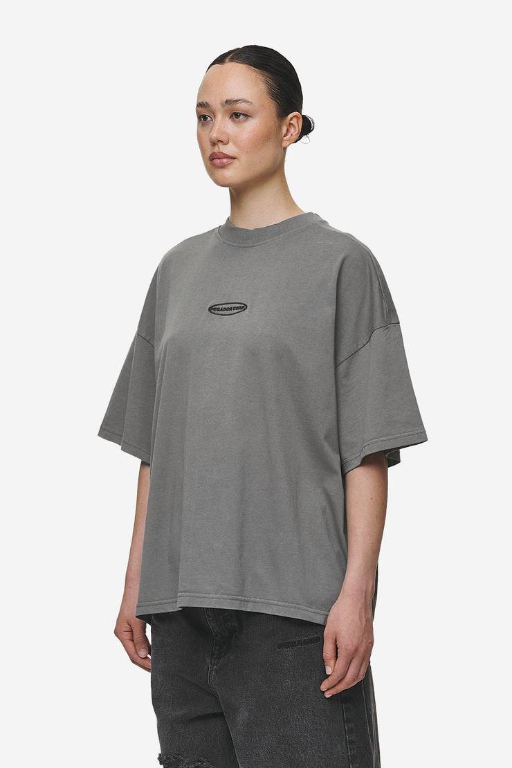 Pegador Sora Heavy Oversized Tee Washed Deep Grey Black Friday Preise