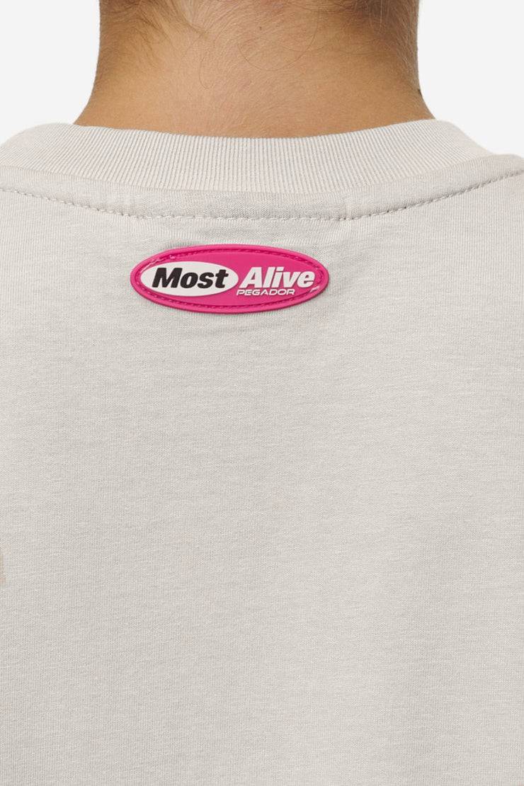 Pegador Tori Heavy Oversized Tee Washed Moon Grey Online