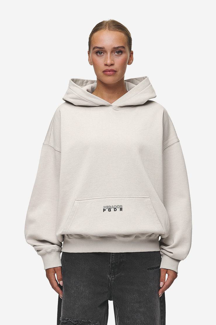 Pegador Nisa Oversized Hoodie Washed Moon Grey Outlet