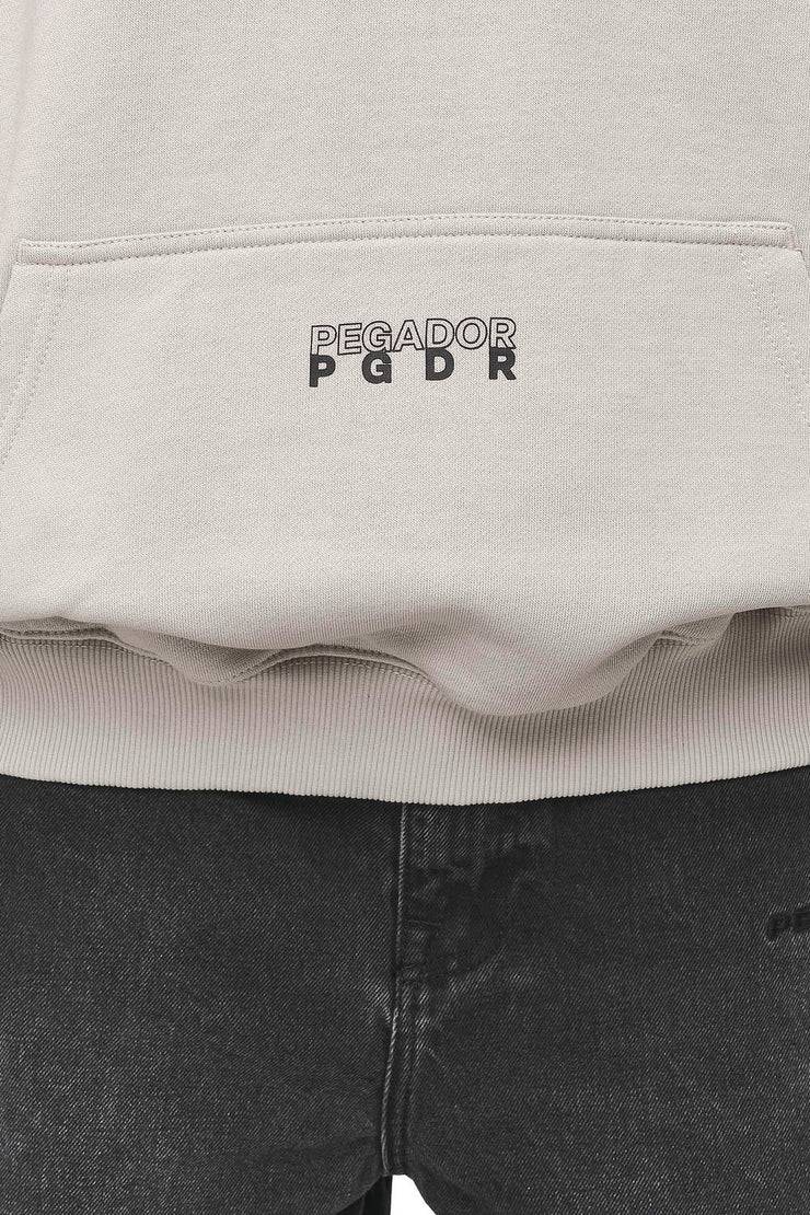 Pegador Nisa Oversized Hoodie Washed Moon Grey Outlet
