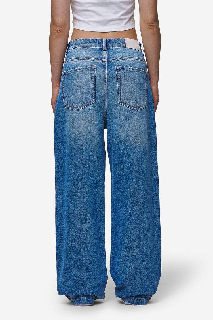 Pegador Mally Super Baggy Jeans Washed Blue Schlussverkauf