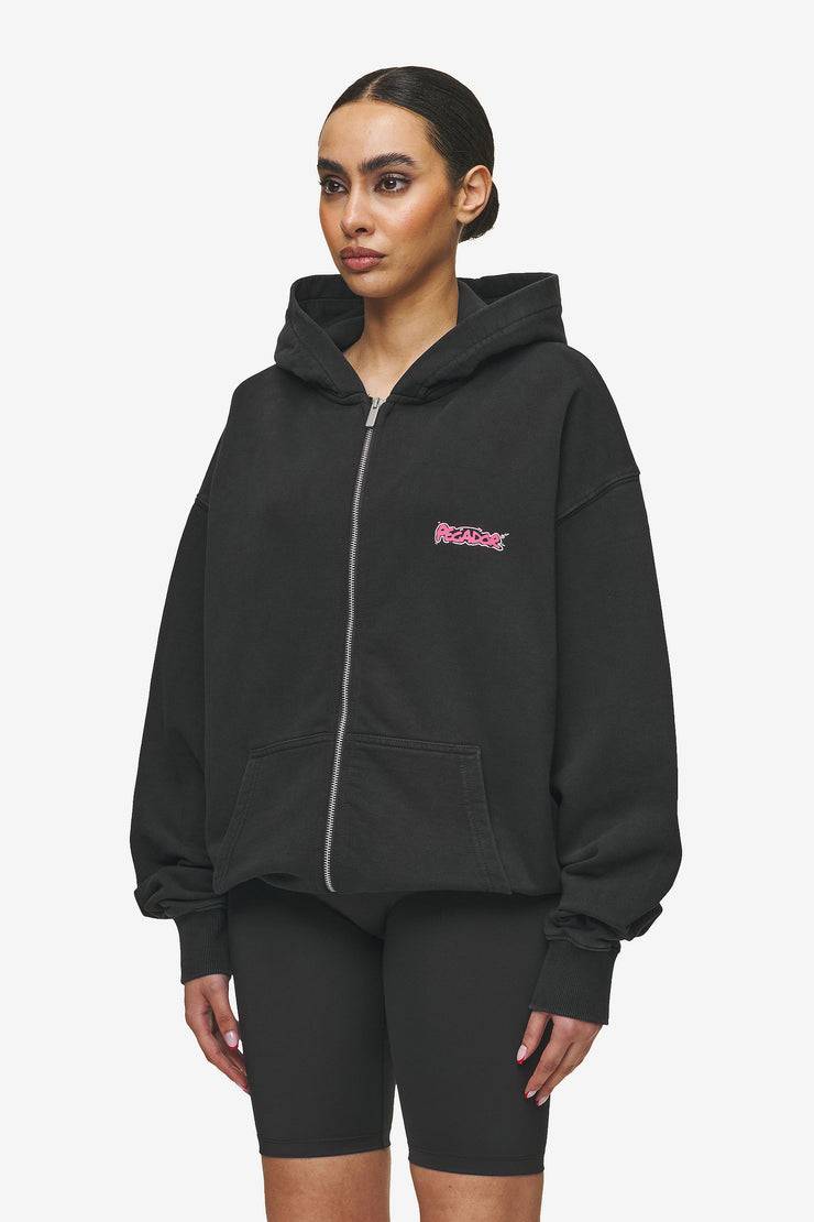 Pegador Barret Terry Oversized Sweat Jacket Vintage Black Fabrik Onlineshop