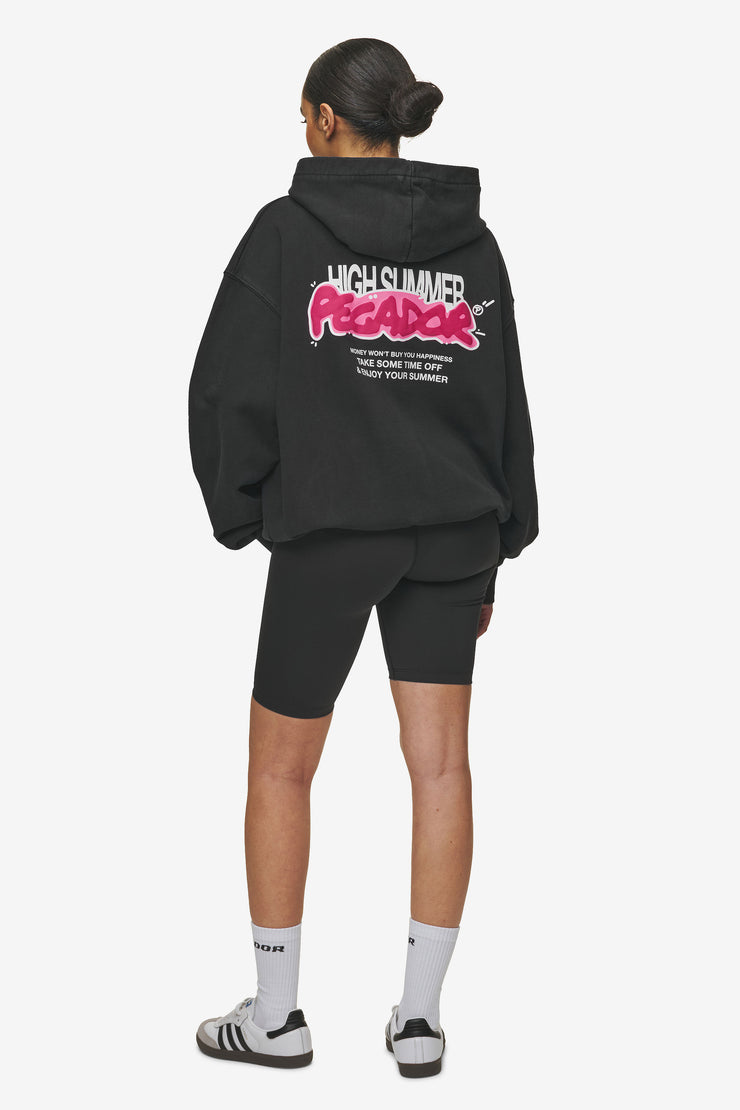 Pegador Barret Terry Oversized Sweat Jacket Vintage Black Fabrik Onlineshop