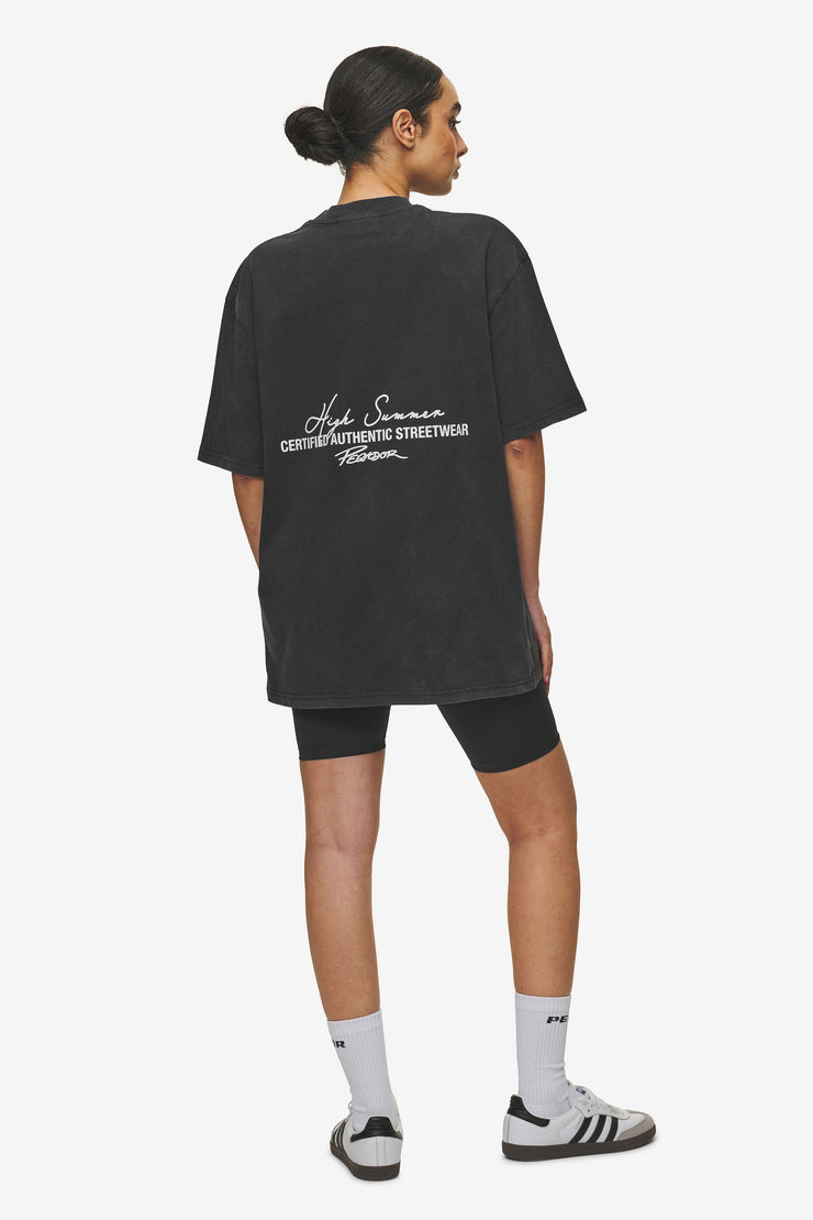 Pegador Banberry Oversized Tee Vintage Black Fabrikpreis