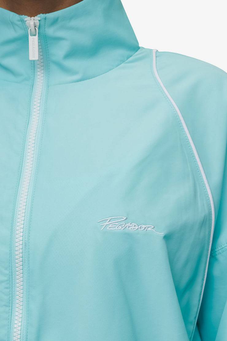 Pegador Lincoln Boxy Track Jacket Sky Blue Rabatt