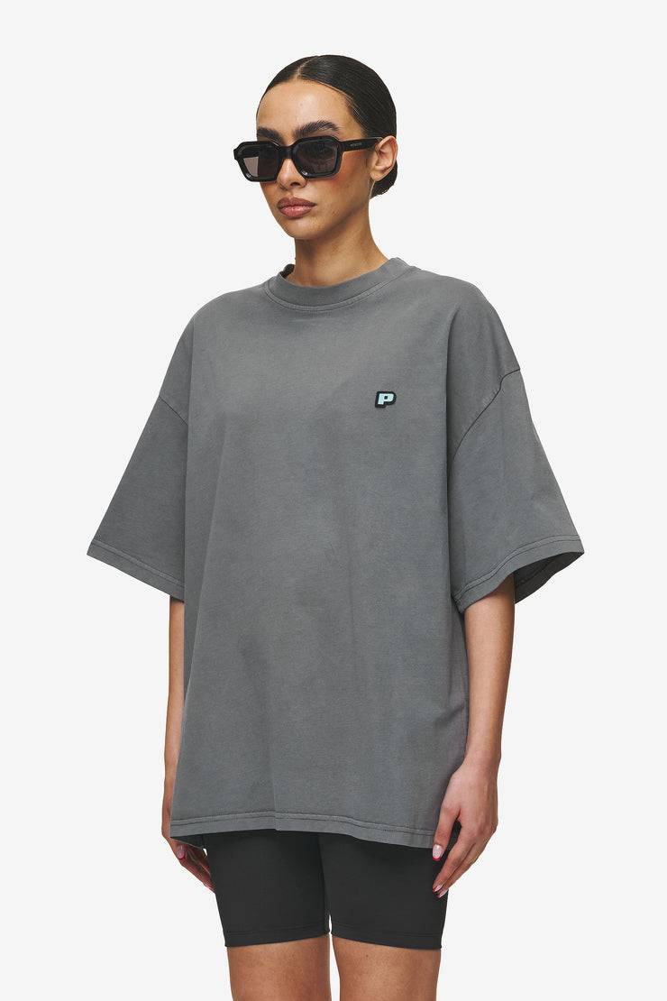 Pegador Leono Boxy Tee Vintage Grey Sky Blue Gum Versandkostenfrei