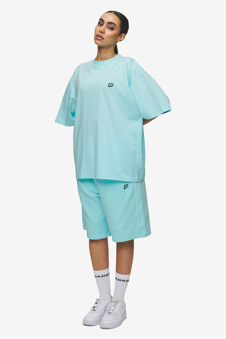 Pegador Leono Boxy Tee Washed Sky Blue Sky Blue Gum Großer Ausverkauf