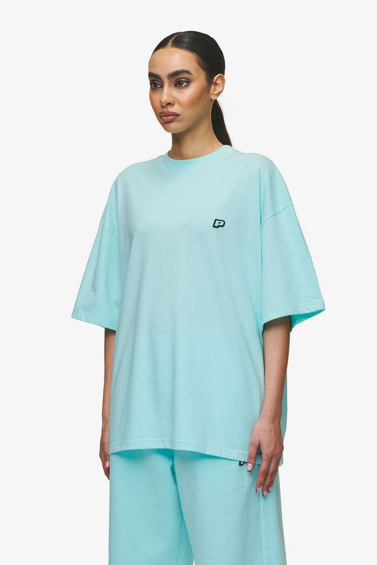 Pegador Leono Boxy Tee Washed Sky Blue Sky Blue Gum Großer Ausverkauf