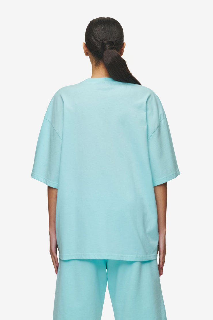 Pegador Leono Boxy Tee Washed Sky Blue Sky Blue Gum Großer Ausverkauf