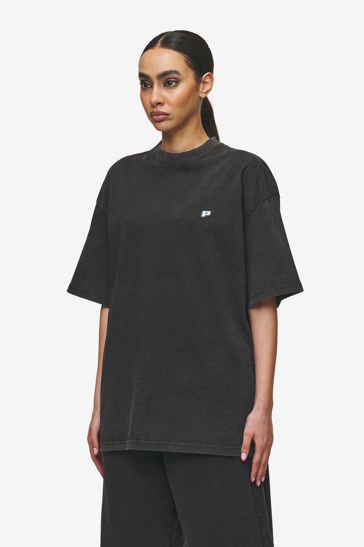 Pegador Leono Boxy Tee Vintage Black Sky Blue Gum Begrenztes Angebot