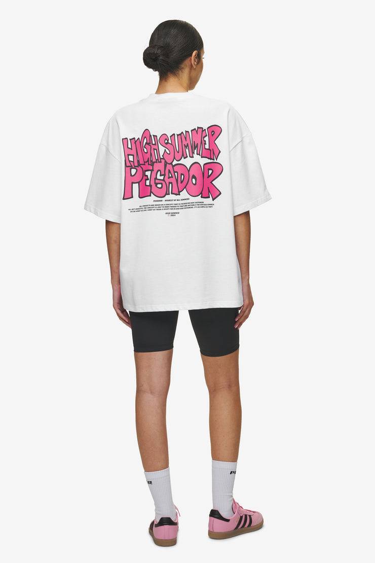 Pegador Farrar Boxy Tee White Black Friday
