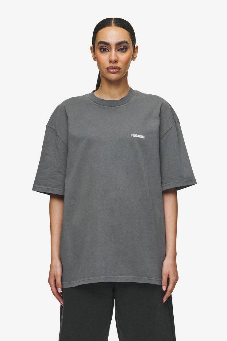 Pegador Gulati Oversized Tee Vintage Grey Weihnachtsangebot