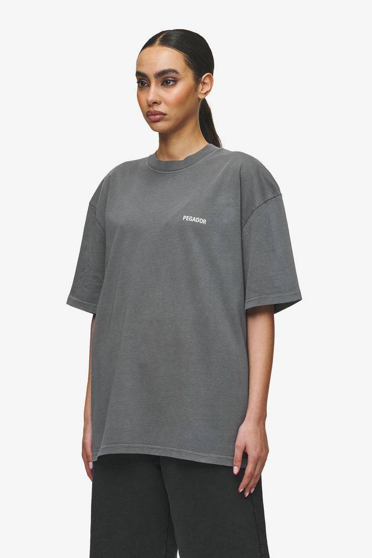 Pegador Gulati Oversized Tee Vintage Grey Weihnachtsangebot