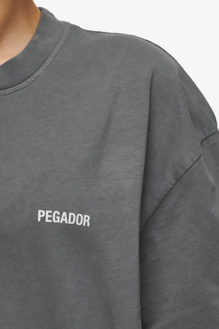 Pegador Gulati Oversized Tee Vintage Grey Weihnachtsangebot