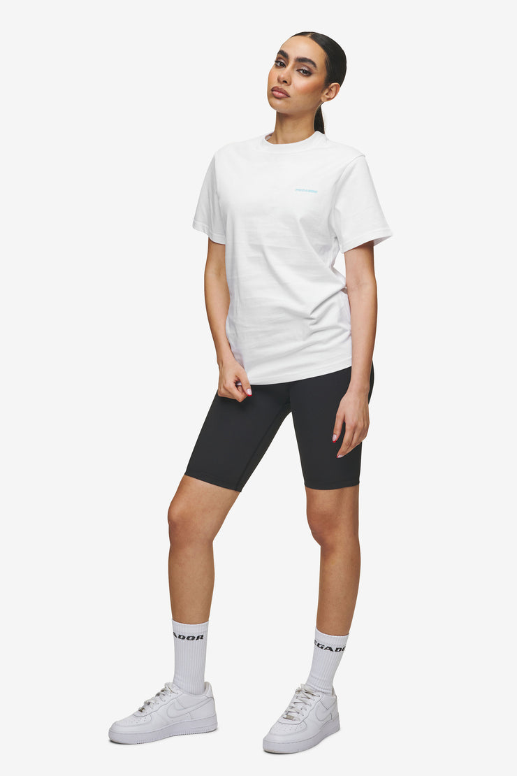 Pegador Logo Slim Tee White Sky Blue Osterangebot