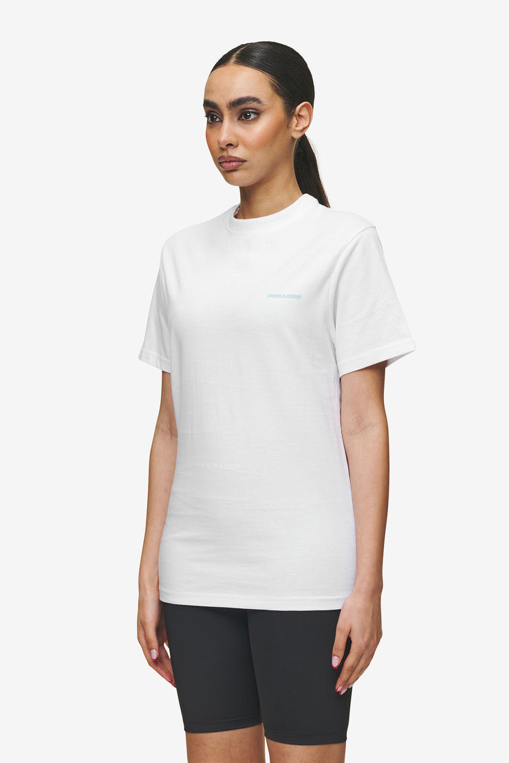 Pegador Logo Slim Tee White Sky Blue Osterangebot