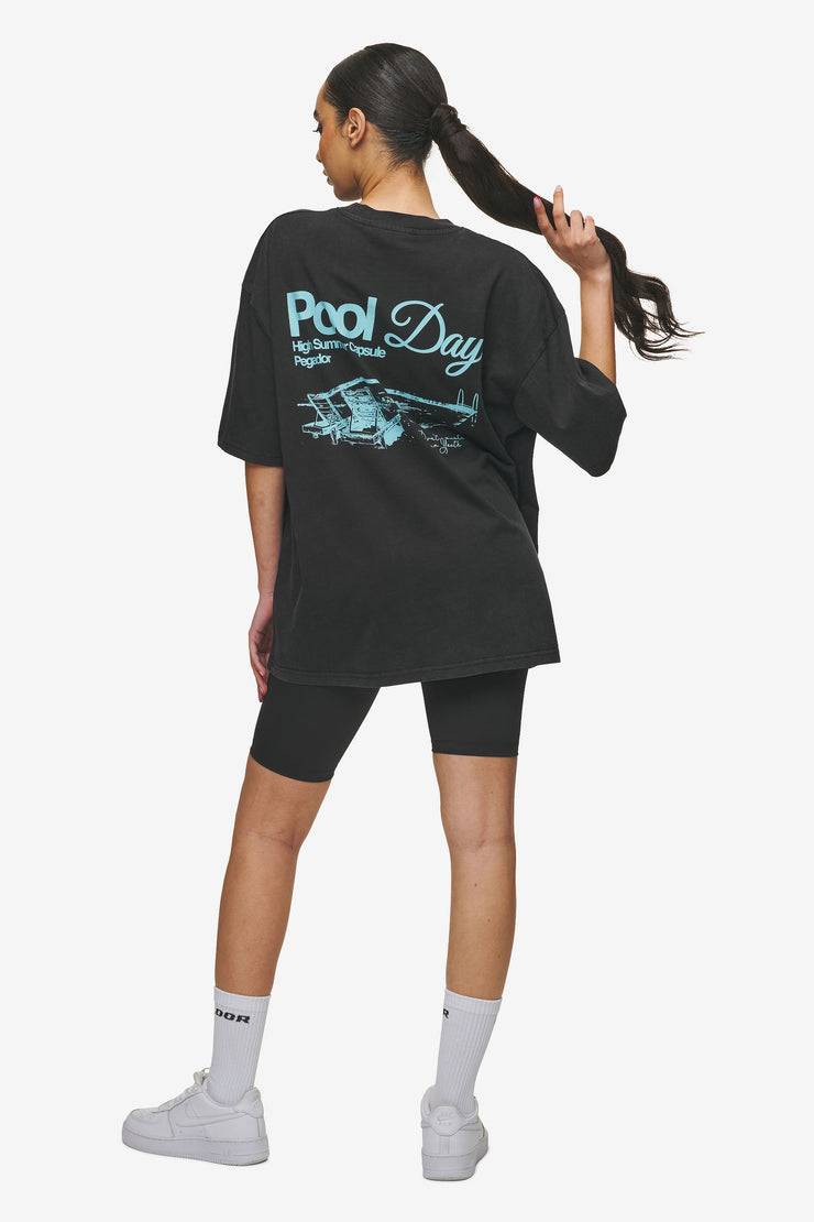 Pegador Patino Oversized Tee Vintage Black Muttertagsangebot