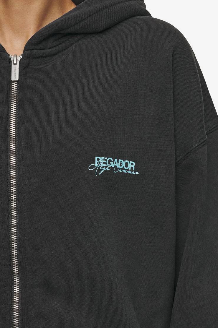 Pegador Patino Oversized Sweat Jacket Vintage Black Valentinstagsangebot