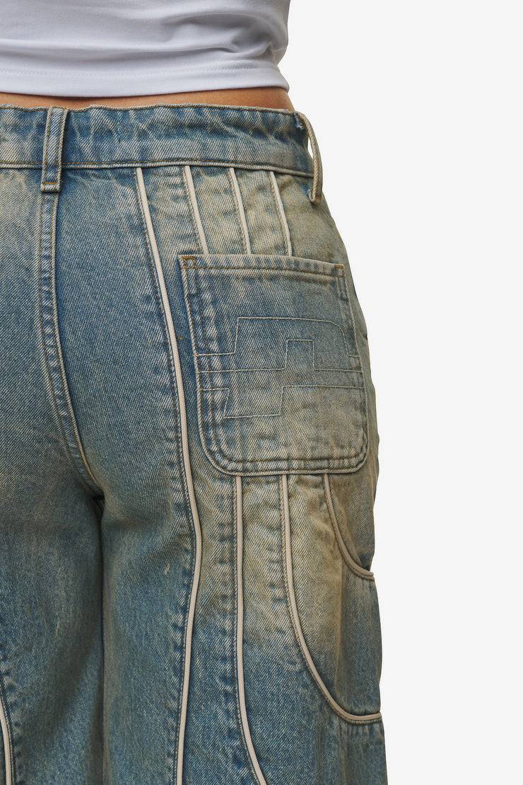 Pegador Treasure Jorts Vintage Blue Jubiläumsangebot