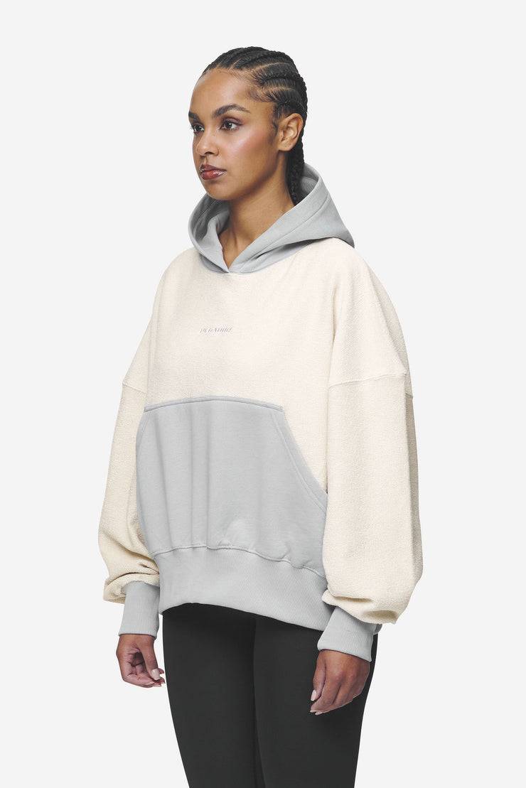 Pegador Estela Inside-Out Oversized Hoodie Coast Sand Sky Grey Lagerräumung