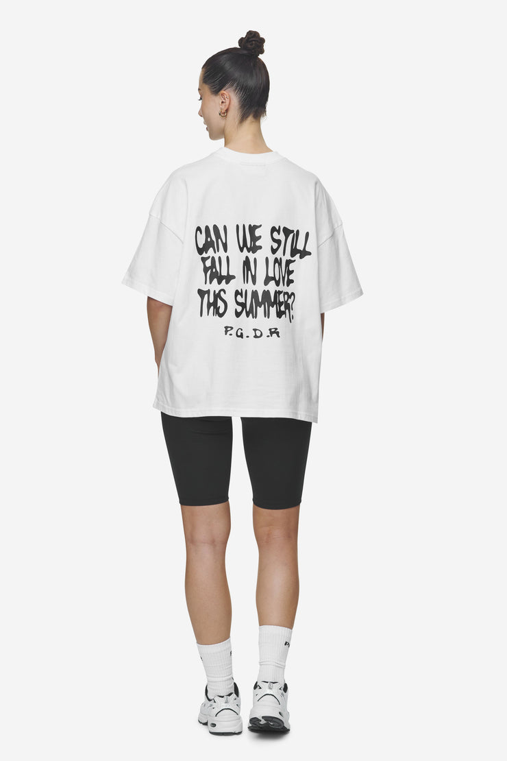Pegador Ramira Heavy Oversized Tee White Heißer Verkauf