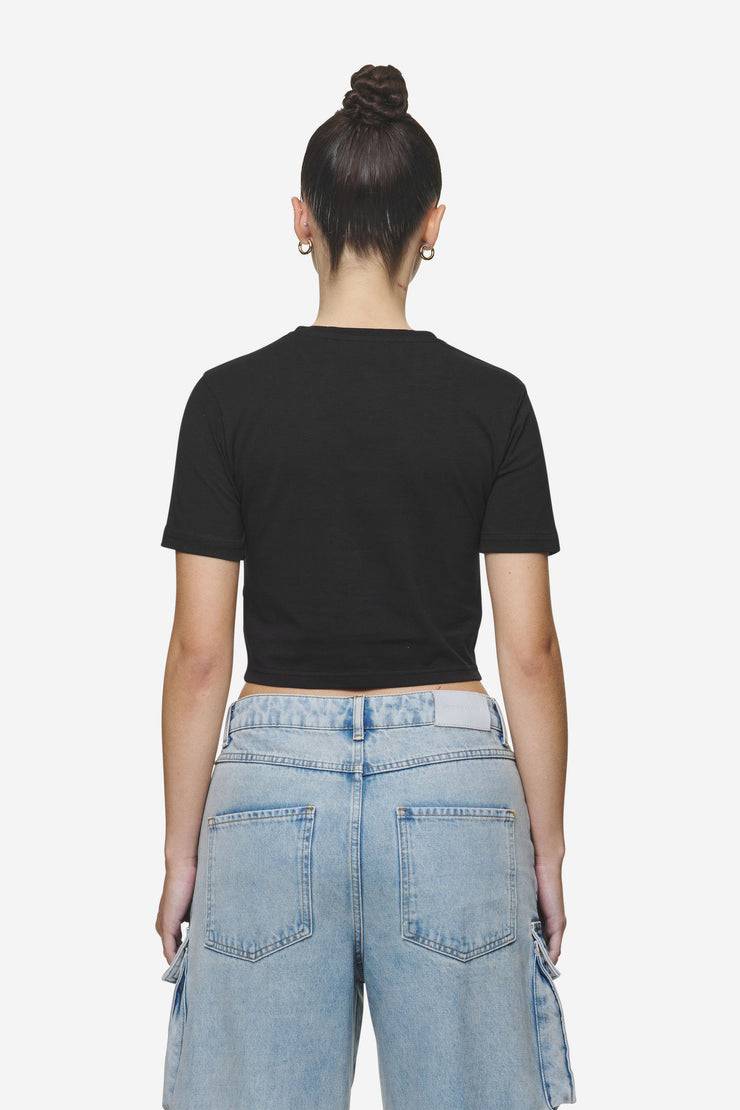 Pegador Jenna Cropped Baby Tee Black Top Angebot