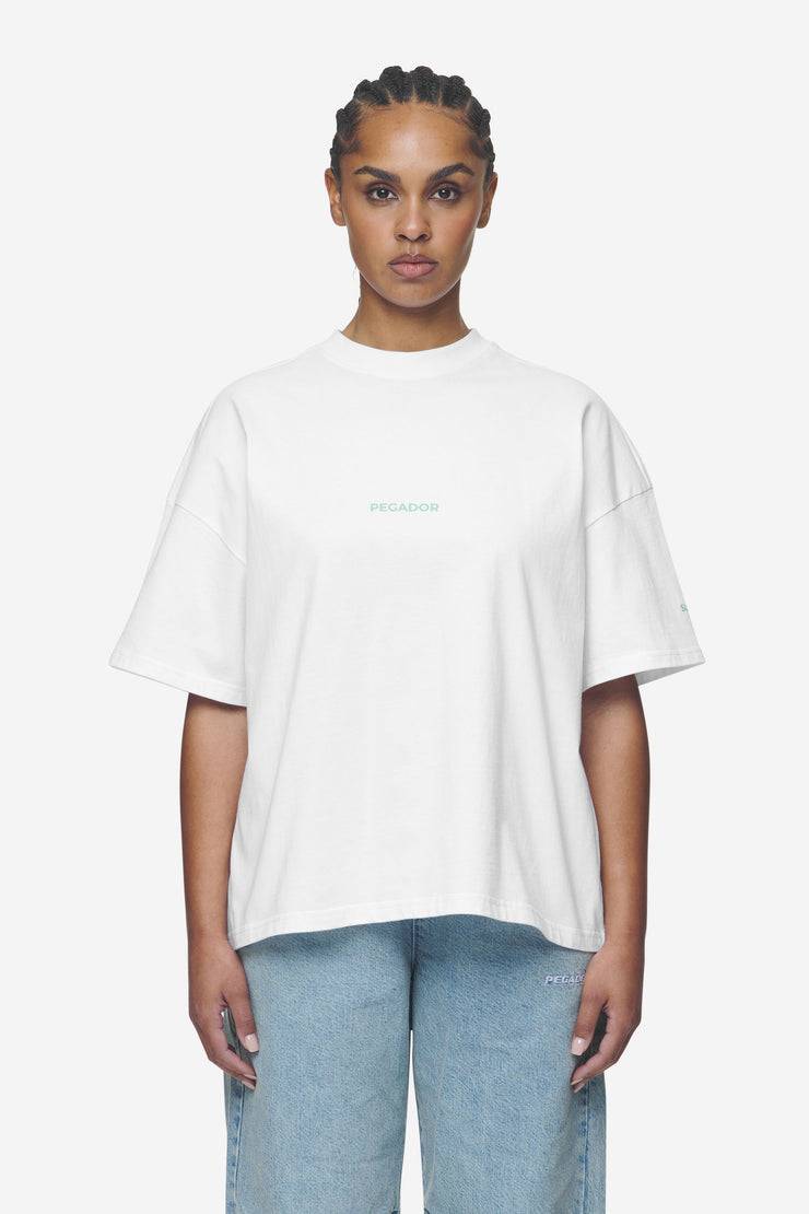Pegador Aleja Heavy Oversized Tee White Exklusive Angebote