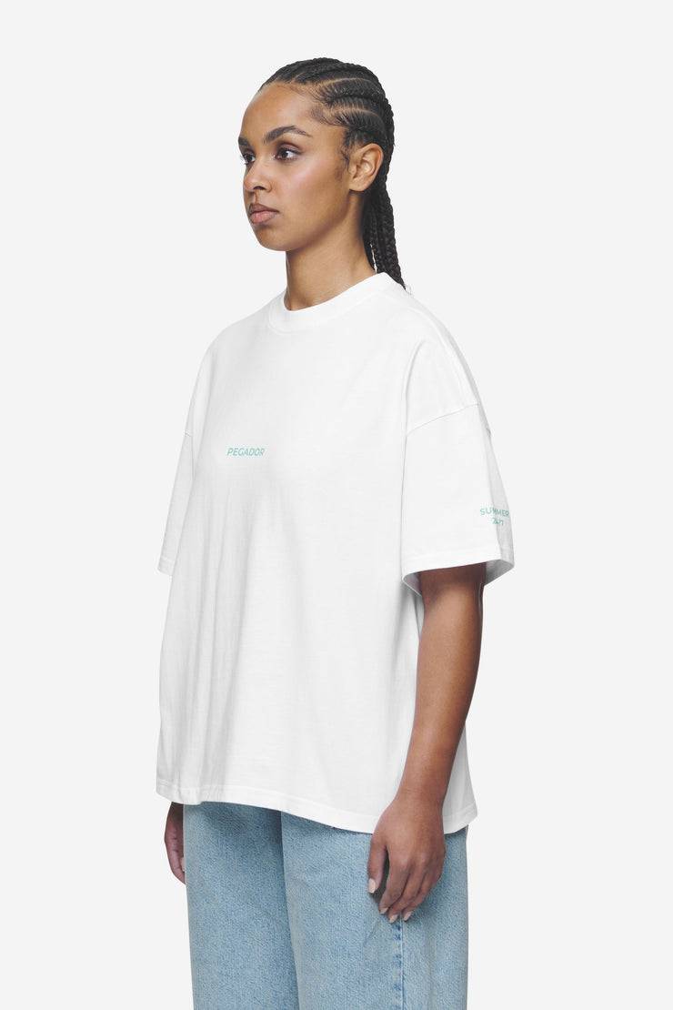 Pegador Aleja Heavy Oversized Tee White Exklusive Angebote
