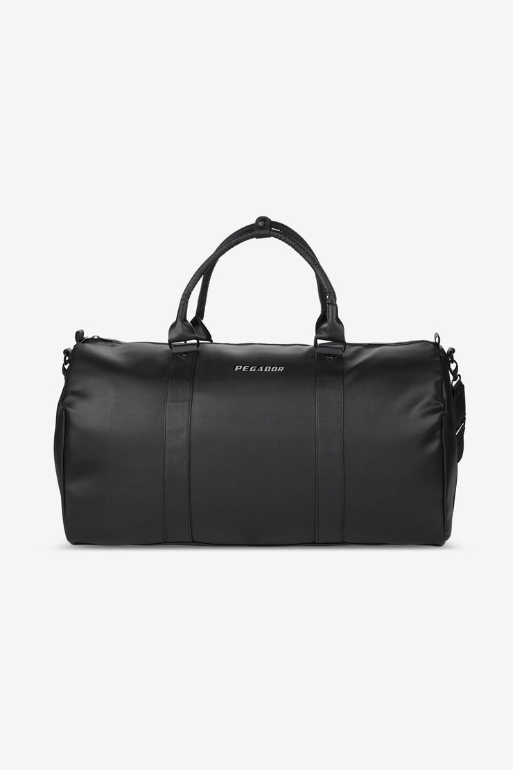 Pegador Strahan Logo Faux Leather Weekender Black Räumungsverkauf