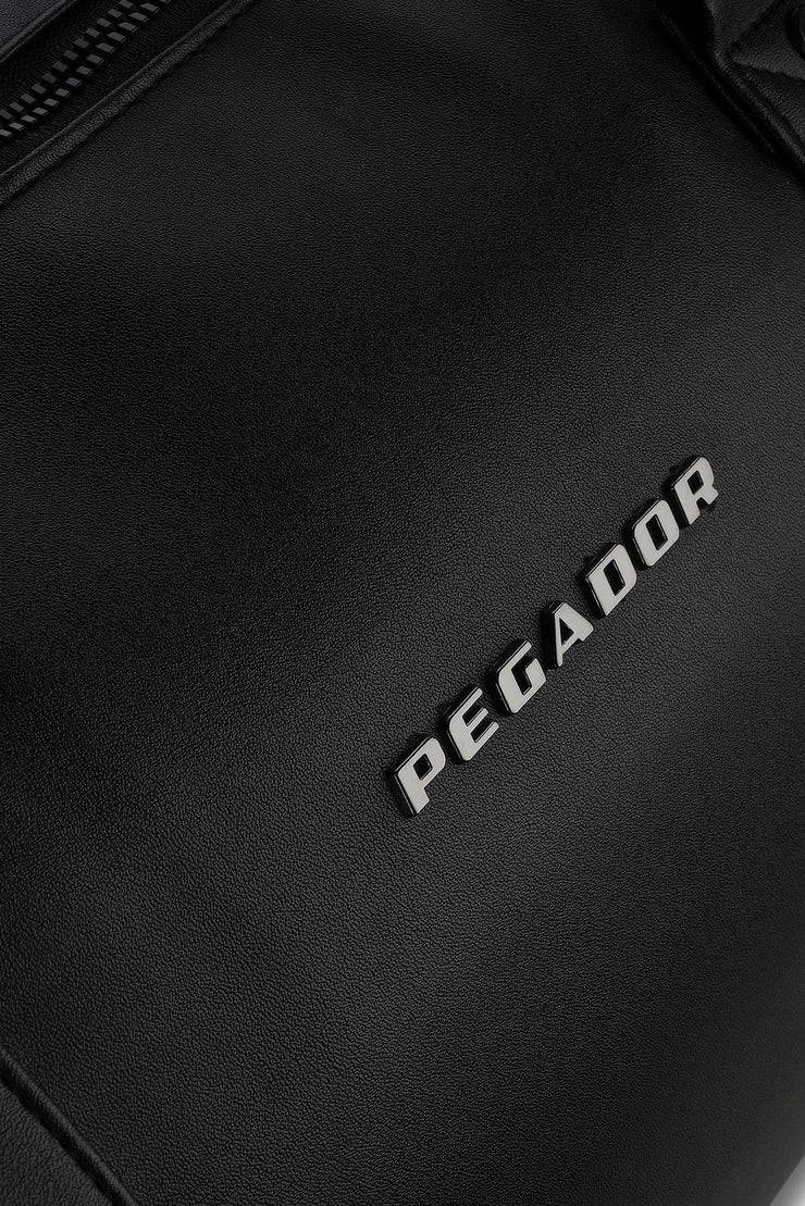 Pegador Strahan Logo Faux Leather Weekender Black Räumungsverkauf